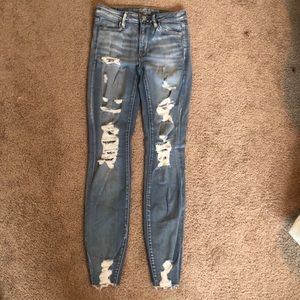 AE super stretch jeggings 4 LONG